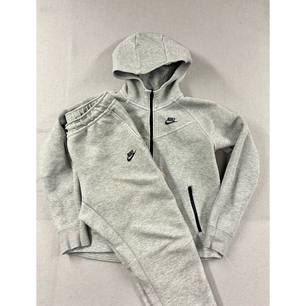 Kids Nike Tech Fleece Jumpsuit Set Gray Youth XL